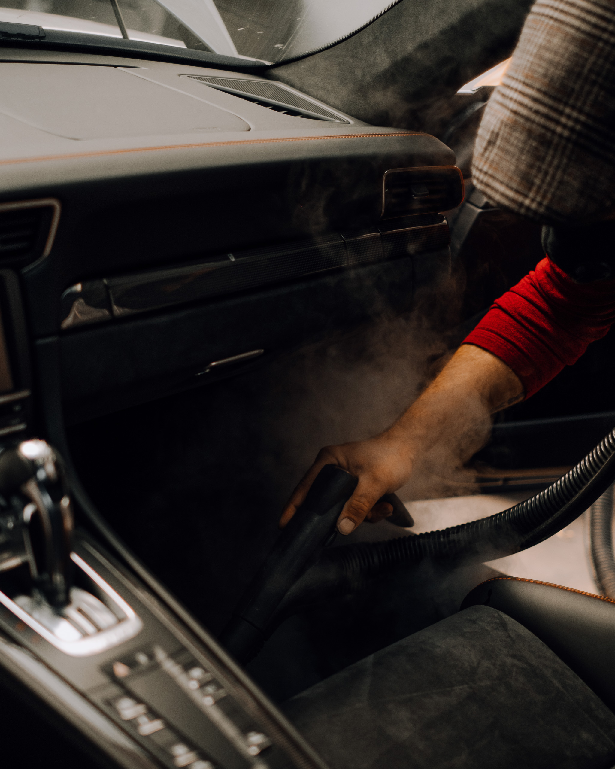 sanificazione interni auto a vapore 175 gradi a domicilio